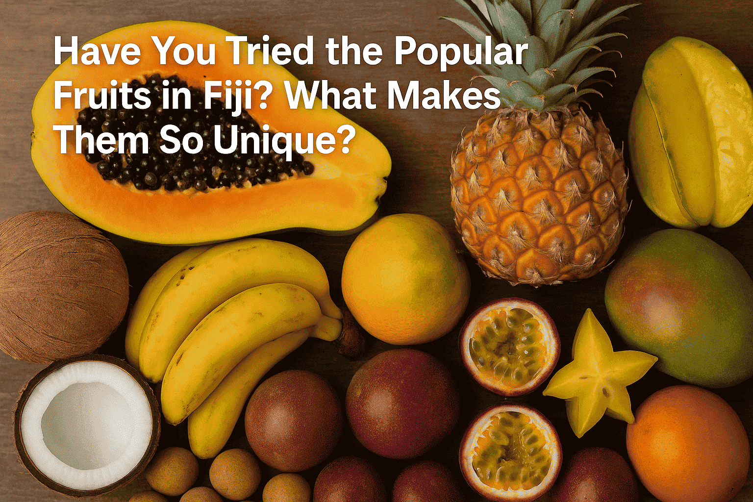 Have You Tried the Popular Fruits in Fiji? What Makes Them So Unique?
